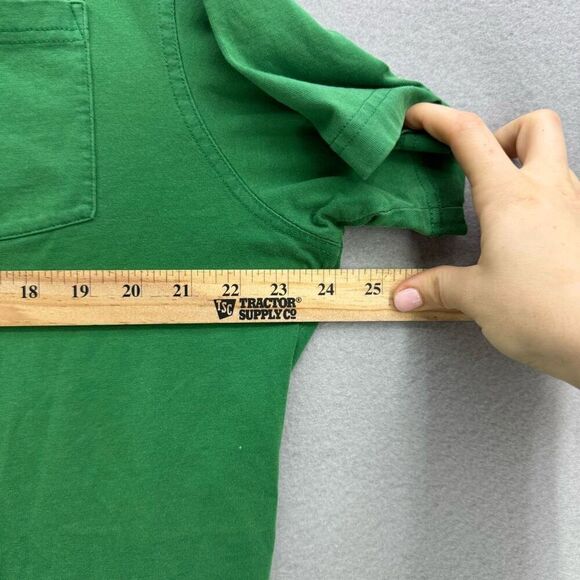 L.L. Bean Mens Kelly Green Cotton Polo Size L - Picture 5 of 6